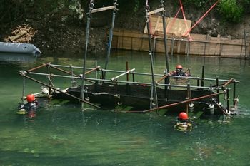 Ljubljanica je znova presenetila: našli rimsko tkanino