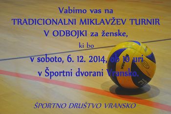 TRADICIONALNI MIKLAVŽEV TURNIR V ODBOJKI