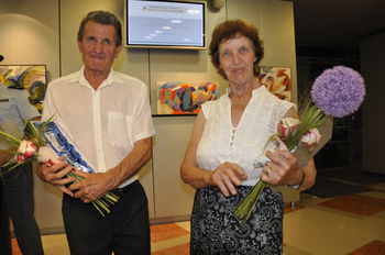 Milena in Jože Fabijan sta prejemnika grba občine 