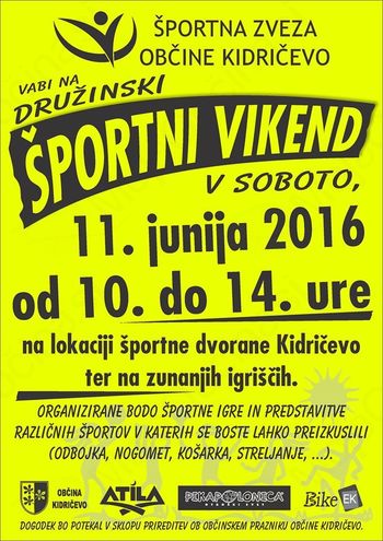 Družinski športni vikend