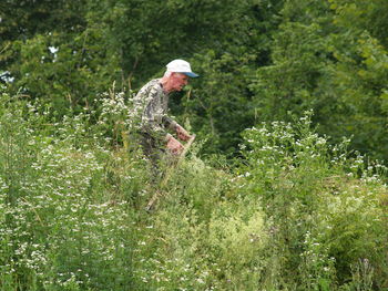 Košnja trave v Šmihelu