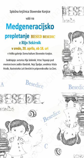 Besede besedice z Rijo Sekirnik