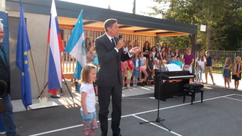 Predsednik Borut Pahor obiskal blejsko osnovno šolo
