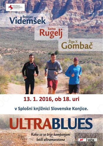 Predstavitev knjige ULTRABLUES: Boštjan Videmšek, Samo Rugelj in Žiga X Gombač