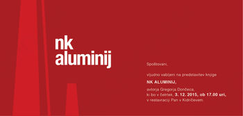 PREDSTAVITEV KNJIGE NK ALUMINIJ