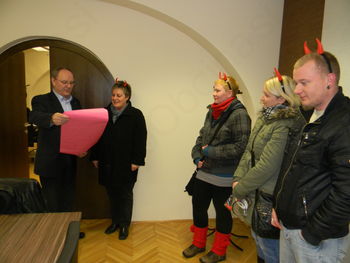 Zahvala pri organizaciji Pustnega karnevala v Mežici 2012