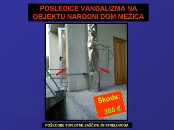 VANDALIZEM V OBČINI MEŽICA