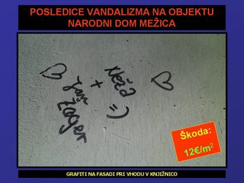 VANDALIZEM V OBČINI MEŽICA