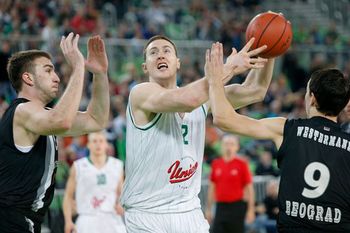 Po napeti končnici zmagal Partizan