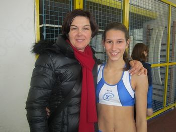 Urška Doberšek na državnem prvenstvu bronasta v teku na 60m