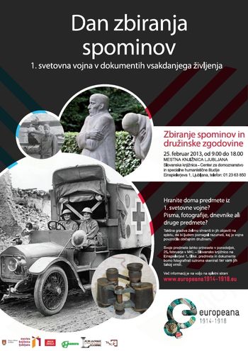 Dan zbiranja spominov na 1. svetovno vojno