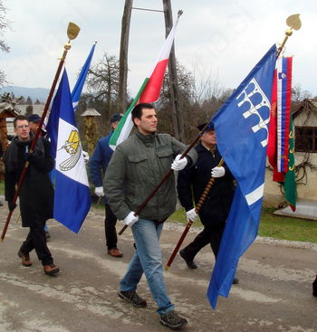 Z borovniško zastavo v srce Slovenije