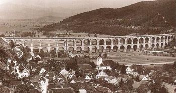 Borovniški viadukt na portalu Kamra