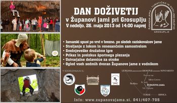 PRESTAVLJEN  Dan doživetij v Županovi jami
