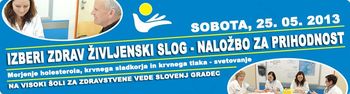 Promocija zdravja za občane: brezplačne meritve ravni holesterola, krvnega sladkorja in krvnega tlaka