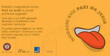 Na zaslonih LPP jezikovni kviz
