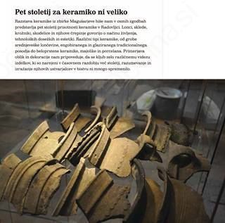 Pet stoletij za keramiko ni veliko