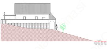 Projekt izgradnje mrliške vežice na Črnem Vrhu in v Šentjoštu