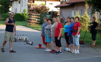 Naše veteranke pridno vadijo