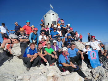 Planinci PD  Slovenj Gradec smo bili na Triglavu (2864 m)