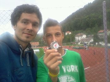 Mitja Kordež s srebrno medaljo z državnega prvenstva