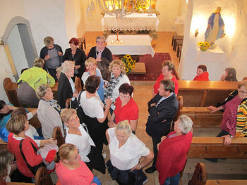 V cerkvi sv. Ožbolta.
