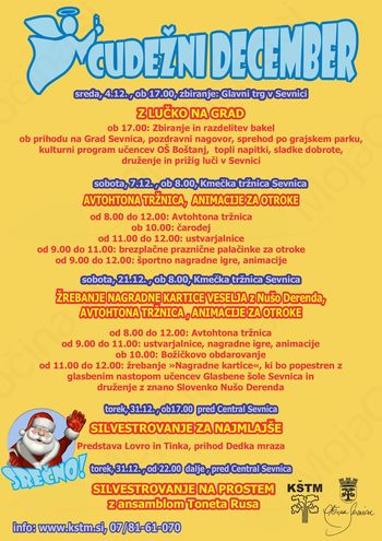 ČUDEŽNI DECEMBER V SEVNICI BO :)