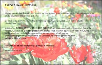 ZAPOJ Z NAMI - ROŽNIKI