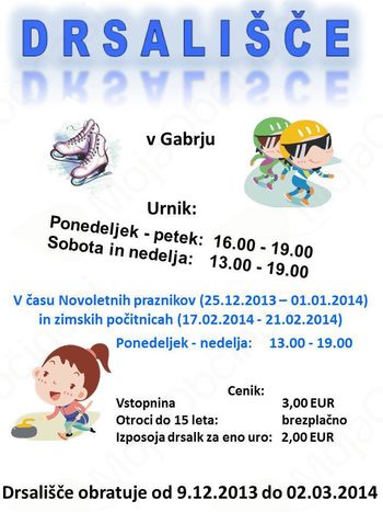 PRAVLJIČNO DRSALIŠČE NA DOBROVI