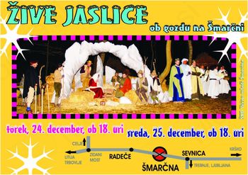 ŽIVE JASLICE NA ŠMARČNI ŽIVE JASLICE NA ŠMARČNI