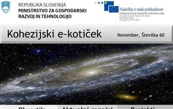 Novembrska številka Kohezijskega e-kotička