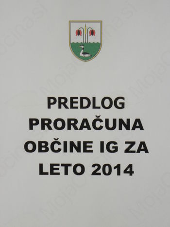 Javna razprava Predloga proračuna Občine Ig za leto 2014
