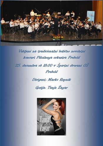 Tradicionalni božično novoletni koncert Pihalnega orkestra Prebold