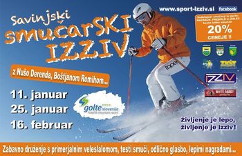 Ski izziv to soboto odpade
