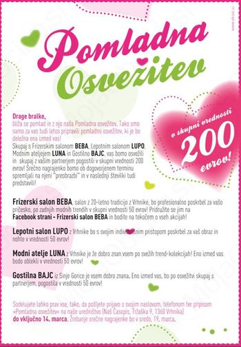 Pomladna osvežitev