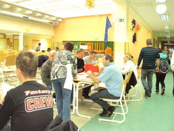 Krvodajalci se podkrepijo z malico