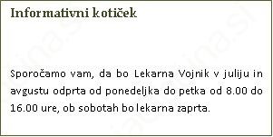 Z aprilom v lekarni posluje nov koncesionar