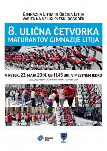 8. ulična četvorka maturantov Gimnazije Litija