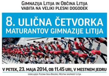 8. ulična četvorka maturantov Gimnazije Litija