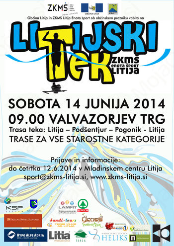 Litijski tek, 14.junij 2014