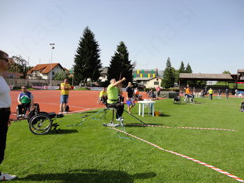 Odlično atletska ekipa Društva paraplegikov Koroške 