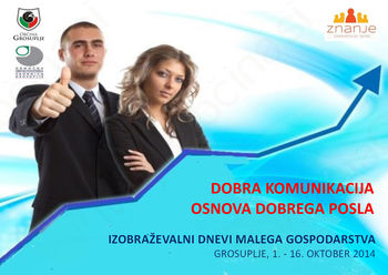 Brezplačni 'Izobraževalni dnevi malega gospodarstva' v Grosupljem