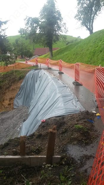 Iz Žažarja proti Ligojni odslej brez nevarnosti