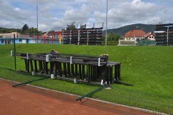 V športnem parku gradijo, pa tudi podirajo