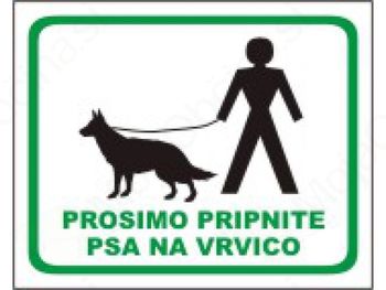 PSI SO LAHKO NA CESTAH SAMO POD NADZOROM