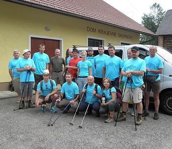 Povžarji so krenili proti Triglavu dan kasneje, s Stare Vrhnike, seveda
