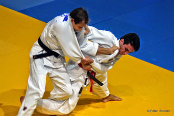 Tadej Senekovič proti Davidu Kukovcu - (foto : Peter Brumen)