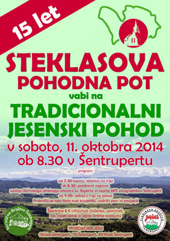15 let – Steklasova pohodna pot