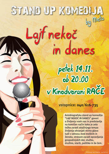 Stand up komedija Lajf nekoč in danes