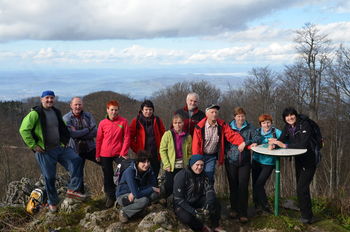 Loški planinci na TRDINOVEM VRHU
